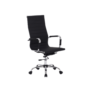 Černá kancelářská židle Q-040