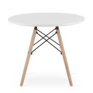 Bílý konferenční stolek MAKSI 60x60