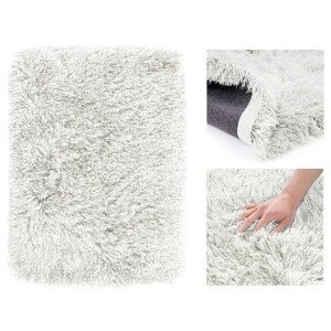Huňatý smetanový koberec FLORO Rozměr: 160 x 230 cm