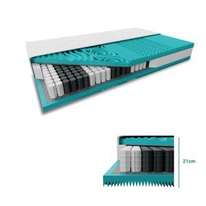 Taštičková matrace MASS COMFORT 21cm 140 x 200 cm Ochrana matrace: VČETNĚ chrániče matrace
