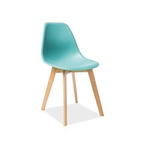 Židle MORIS v mátové barvě