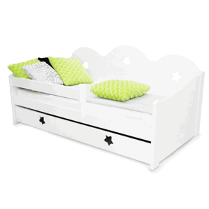 Dětská postel Miki 80 x 160 cm Matrace: Bez matrace, Rošt: Bez roštu