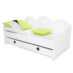 Dětská postel Miki 80 x 160 cm Matrace: Bez matrace, Rošt: S lamelovým roštem