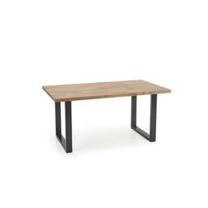 Jídelní stůl s dubovou deskou RADUS 160(240)x90