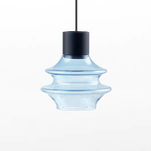 Bover Bover Drop S/01L LED závěsné světlo ze skla, modrá