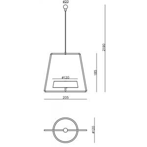 Deko-Light LED závěsné světlo Miram s baterií stmívací zelená