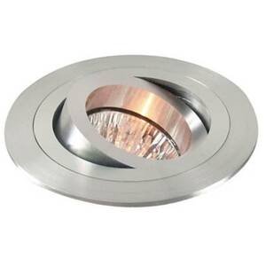 Deko-Light Výklopné podhledové kruhové svítidlo, matný hliník