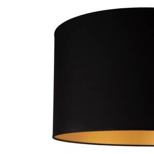 Duolla Stolní lampa Roller, černá/zlatá, výška 30 cm