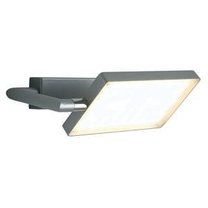 Eco-Light LED nástěnné světlo Book, šedé