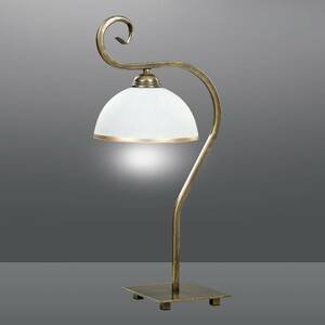 EMIBIG LIGHTING Stolní lampa Wivara LN1, klasický design, zlatá
