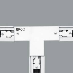 ERCO ERCO 3fázová T spojka ochranný vodič levý, bílá
