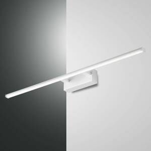 Fabas Luce LED nástěnné světlo Nala, bílé, šířka 75 cm