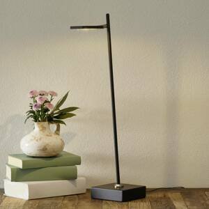 Freelight LED stojací lampa Block, stmívatelná, černá