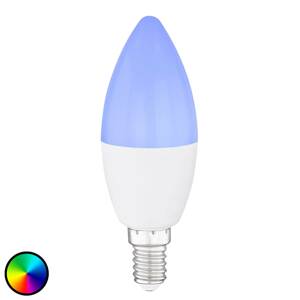 Globo LED svíčka žárovka E14, 4,5W Tuya-Smart RGBW CCT