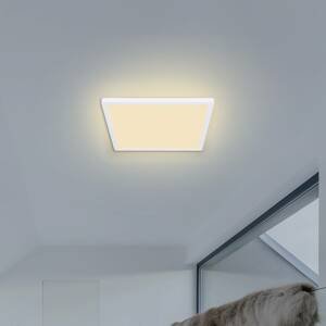 Globo LED stropní světlo Sapana, hranaté, stmívací, bílá