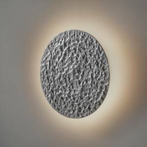 Holländer LED nástěnné světlo Meteor, Ø 27 cm, stříbrná