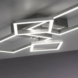 Leuchten Direkt LED stropní svítidlo Iven, čtyři rámy, naklápěcí