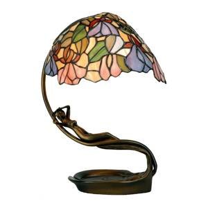 Clayre&Eef Excelentní stolní lampa Eve v Tiffany stylu