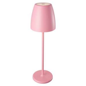 MEGATRON Megatron LED stolní lampa na baterie Tavola růžová
