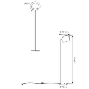 NYTA Nyta Tilt Globe Floor stojací lampa nerez černá