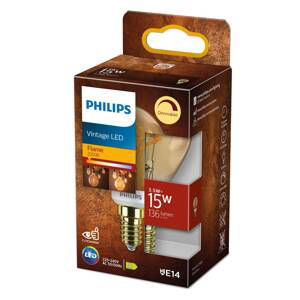 Philips Philips LED Classic E14 P45 2,6W 1 800K zlatá dim