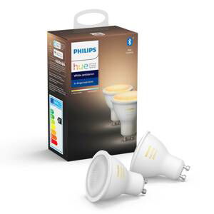 Philips Hue Philips Hue White Ambiance 4,3W GU10 LED, sada 2ks