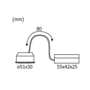 Paulmann Paulmann Coin Nova LED 3-step-dim 100° 6W 2 700K