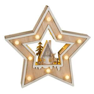 Saico LED vánoční hvězda Country Style