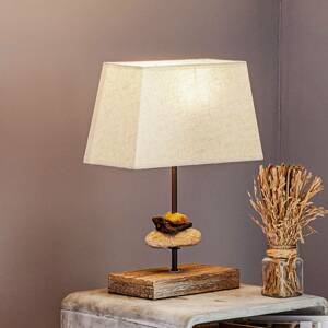 Euluna Stolní lampa Seregon s textilním stínidlem, 39 cm