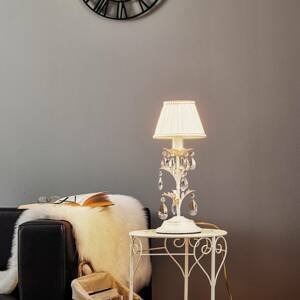 Euluna Stolní lampa Karen s křišťály, výška 40 cm