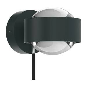 Top Light Puk Mini Wall+ LED, čočky čiré, antracit/chrom