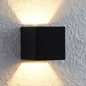 Lindby Lindby Quaso LED nástěnné světlo, beton černá