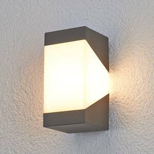 Lucande Venkovní nástěnné LED světlo Kiran z hliníku