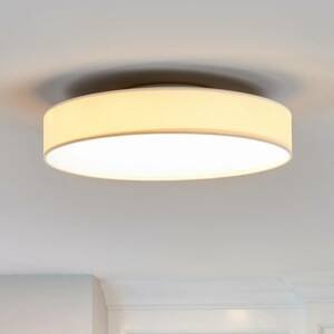 Lindby LED textilní stropní lampa Saira, 40 cm, bílá