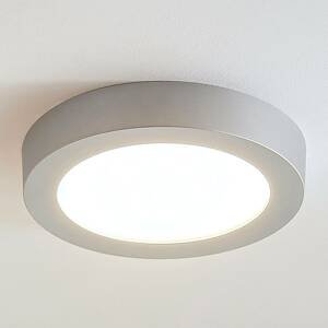 Arcchio LED stropní svítidlo Marlo stříbrné kulaté 25,2cm