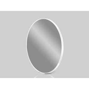 In-Design Zrcadlo RoundLine - bílý matný rám, bez osvětlení Průměr zrcadla (mm): 600