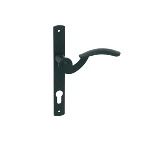 In-Design Dveřní klika Tilly rozteč 72 mm úzká černá matná Provedení štítu: PZ - fabkový klíč
