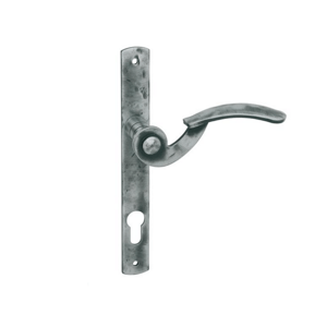 In-Design Dveřní klika Tilly rozteč 72 mm úzká šedá Provedení štítu: BB - obyčejný klíč