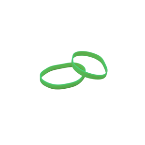 In-Design Okrasný gumový kroužek k věšáku HOLE - zelený