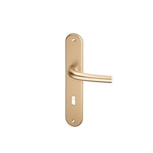 AC-T SERVIS Dveřní klika ANNA bronz - oválné štítové kování 72 mm Provedení štítu: BB - obyčejný klíč