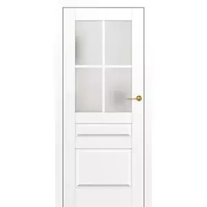 Bílé interiérové dveře Peonia 3 (UV Lak) - Výška 210 cm