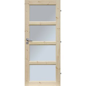Dřevěné dveře PRAGUE 4S (Kvalita B)