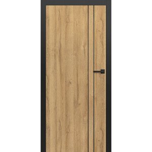 Interiérové dveře Intersie Lux Černá 204 - Výška 210 cm