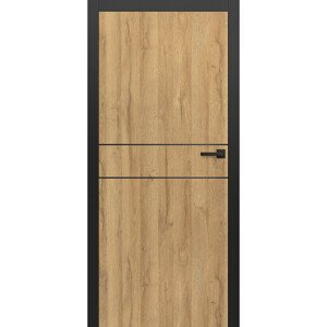 Interiérové dveře Intersie Lux Černá 216 - Výška 210 cm
