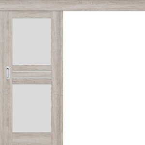 Posuvné dveře na stěnu Juka 1 - Dub šedý Greko