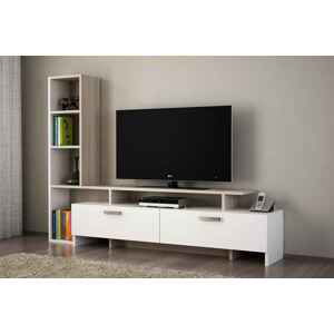 Sofahouse Designový TV stolek Haddie 168,2 cm bílý