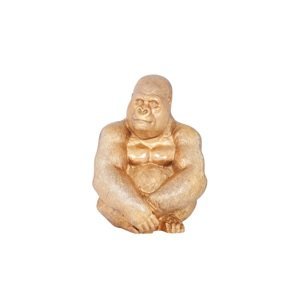 LuxD Dekorace Gorila 43 cm zlatá
