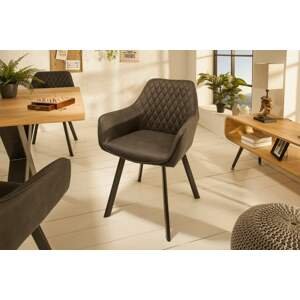 LuxD Designová židle Francesca, antraci