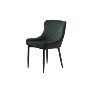 Furniria Designová židle Hallie zelený samet