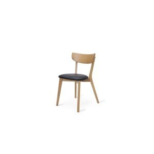 Furniria Designová židle Kian přírodní - černá